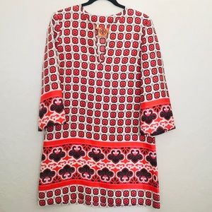 Silk Tory Burch Tunic Mini Dress